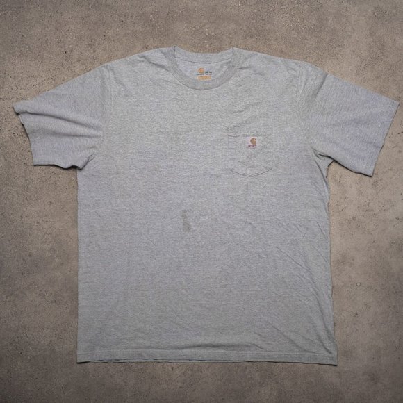 CARHART T SHIRT MENS GRAY 2XL TALL - Picture 1 of 4